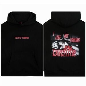 Taylor Swift Life of a Showgirl  I LIKE MY FRIENDS CANCELLED! HOODIE Sz M NEW